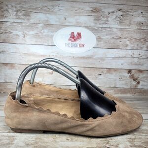 Audrey Brooke Shoes Womens 8M Winny Casual Slip On Loafer Flats Blue Suede